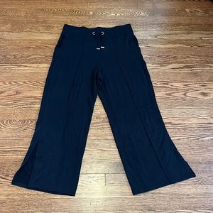 Athleta lounge pants in a large - black wide leg